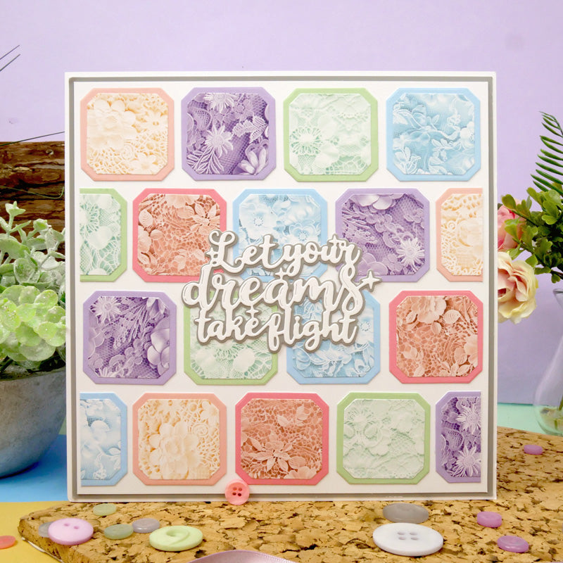 Bloc de papier Hunkydory Essential Selection - Dentelle