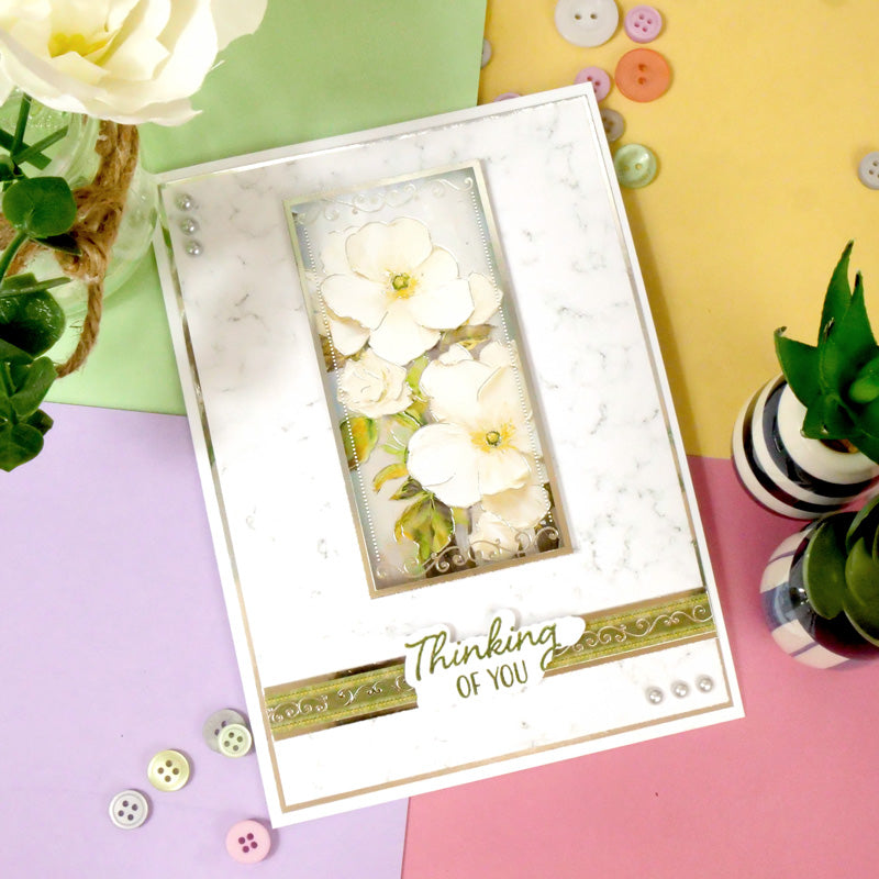 Bloc de papier Hunkydory Essential Selection - Marbre