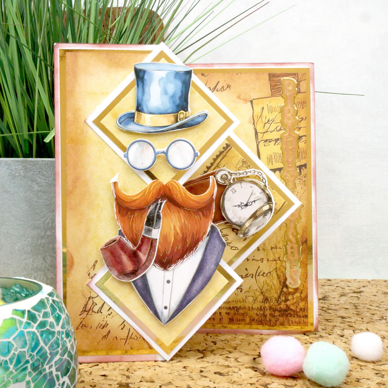 Bloc de papier Hunkydory Essential Selection - Bois vieilli