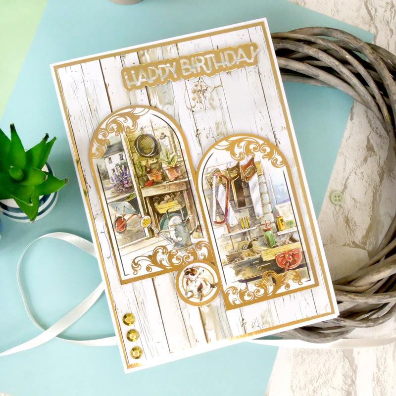 Bloc de papier Hunkydory Essential Selection - Bois vieilli