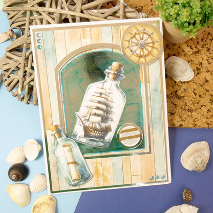Bloc de papier Hunkydory Essential Selection - Bois vieilli