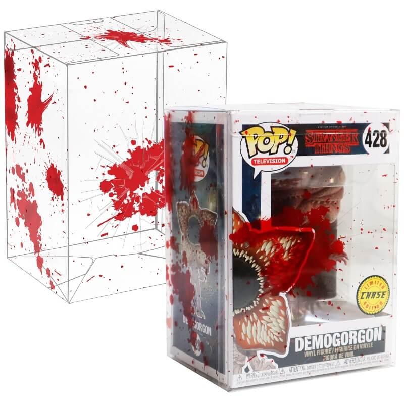 Funko Pop 4 Inches - Red Blood with Bullet Holes - EVORETRO PET Protector 0.40MM - Pack of 10