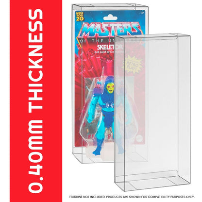 MOTU Origins Power Posing (Carded) Box - EVORETRO PET Protector 0.40MM - Pack of 10