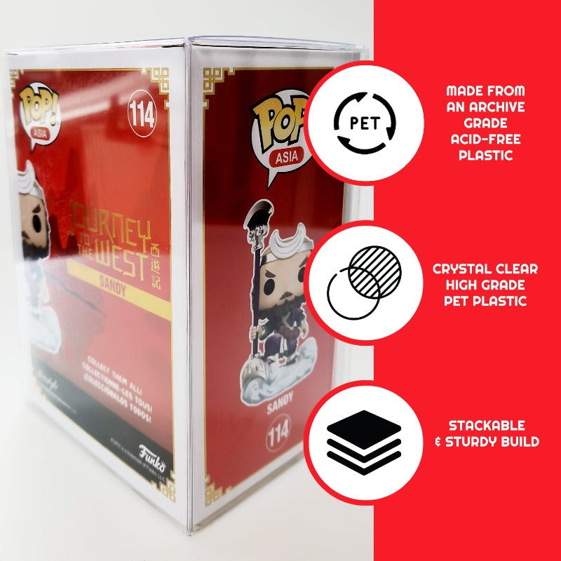 Protecteur en plastique EVORETRO PREMIUM Funko Pop pour figurines de 4 pouces, 0,50MM
