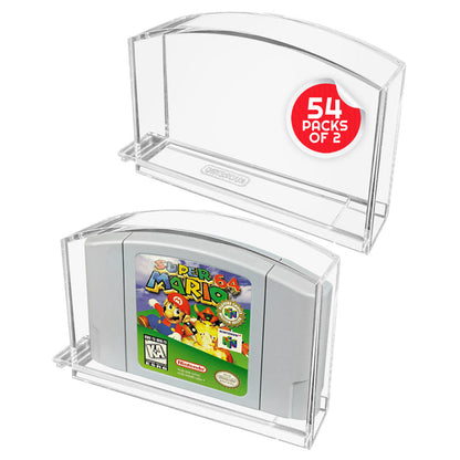 Boîtier en acrylique pour cartouche N64 Nintendo 64 (lot de 2)