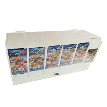 EVORETRO Acrylic Display Stand for Booster  DispenserPacks – Retail Counter Unit with Top Shelf
