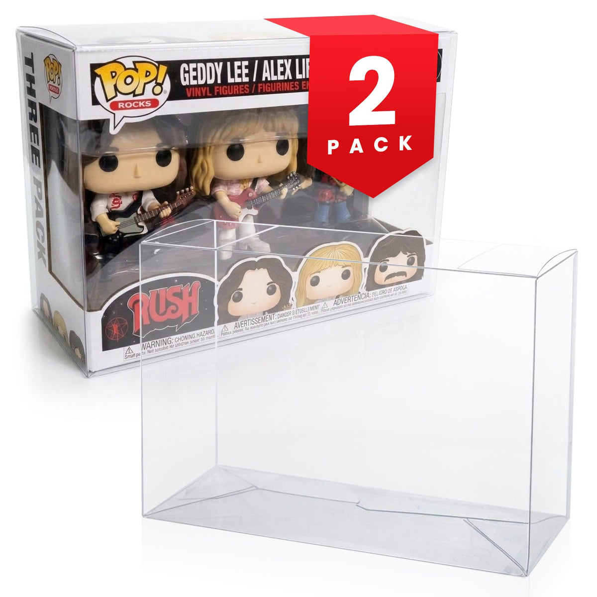 Funko Pop 2 figurines Wonderwoman EVORETRO PET Protector 0.35MM