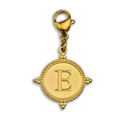 Gold Ornate Alphabet Letter Charms (A–Z) for Necklaces & Bracelets