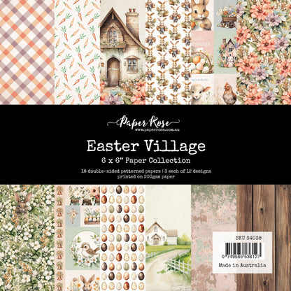 Collection de papiers Easter Village 6 x 6 34038