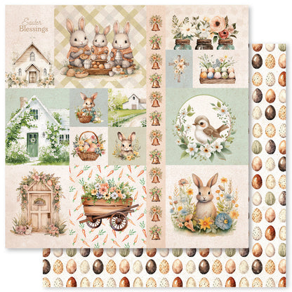 Collection de papiers Easter Village 6 x 6 34038