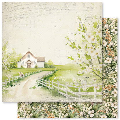 Collection de papiers Easter Village 6 x 6 34038