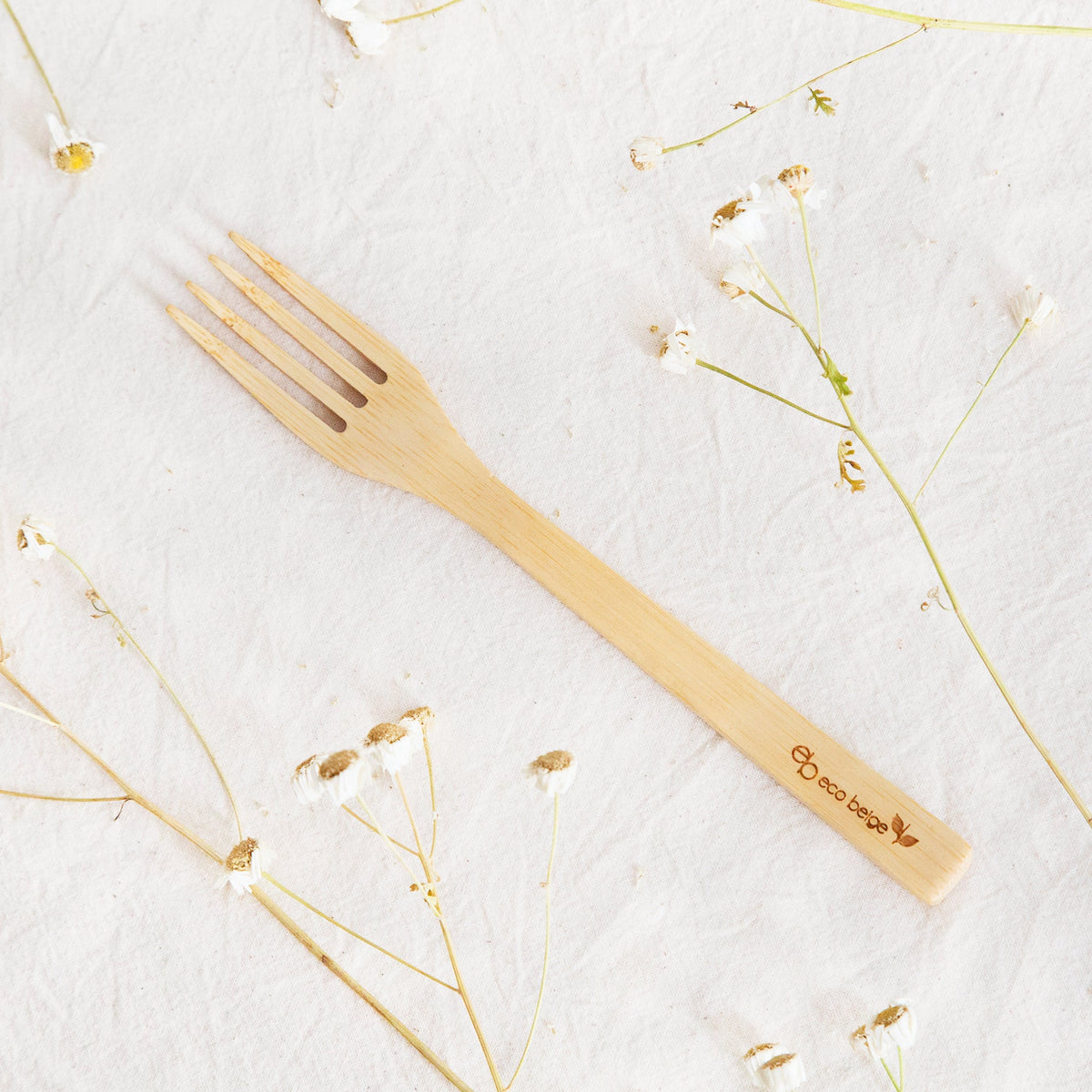 Fourchette en bambou naturel