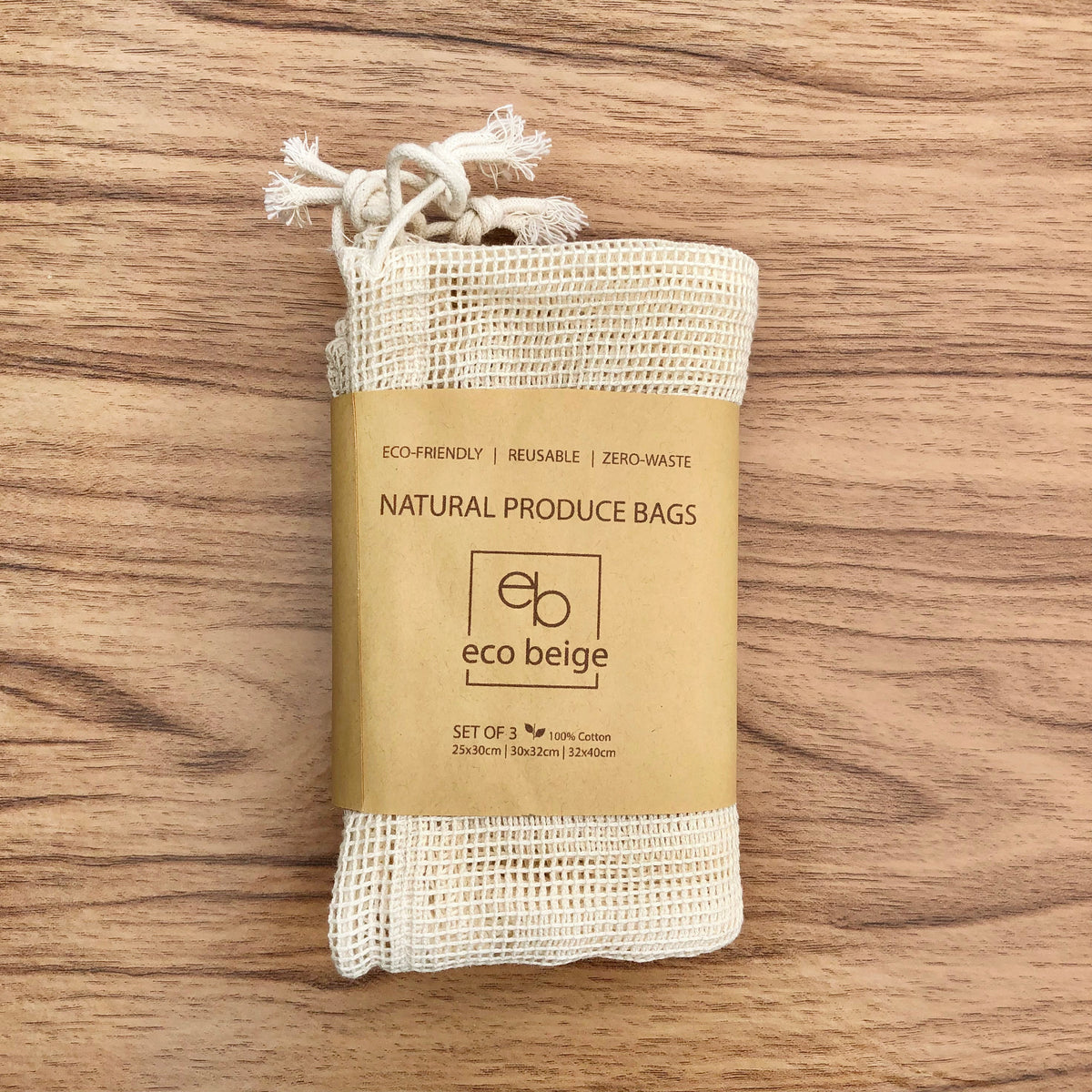 Cotton Produce Bags (Set of 3)