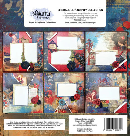 3Quarter Designs - Collection de scrapbooking - Embrassez la sérendipité