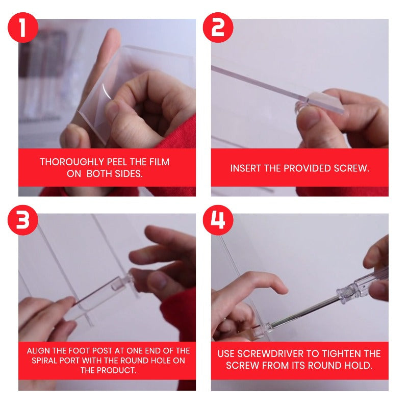 EVORETRO 4-Step Acrylic Display Stand for Action Figures | Riser RS6 Inch (Pack of 2)