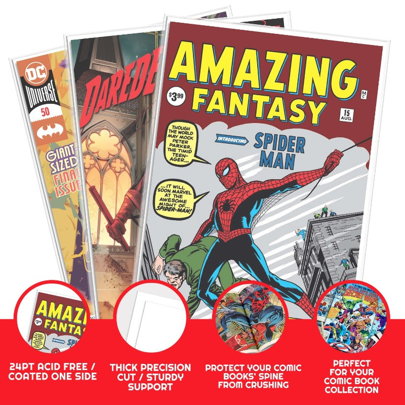 Regular Comic Book Backer Boards Size