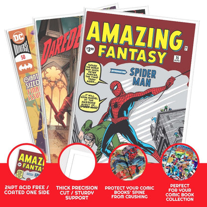 Regular Comic Book Backer Boards Size