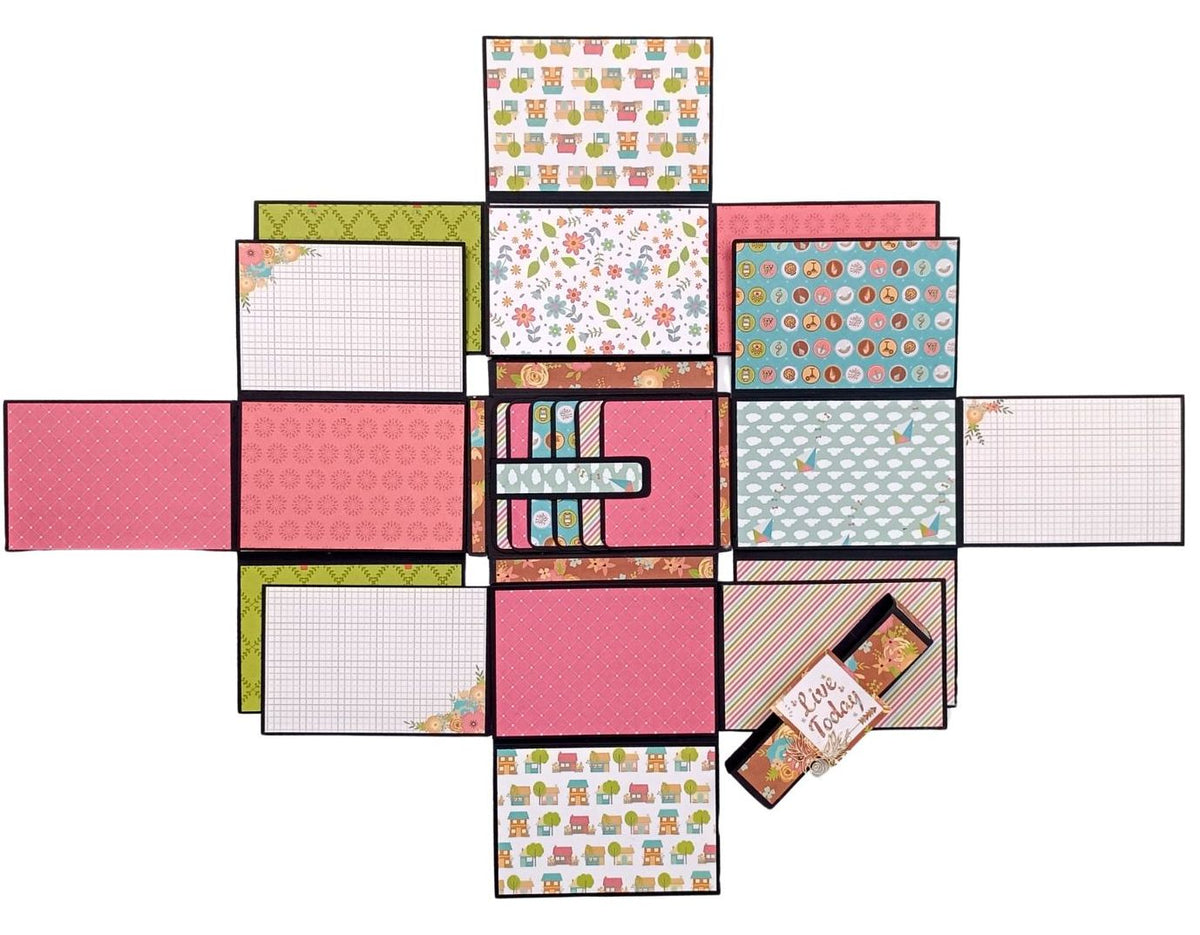 CrafTreat Bloc de Papier - Live Today 6"x8"