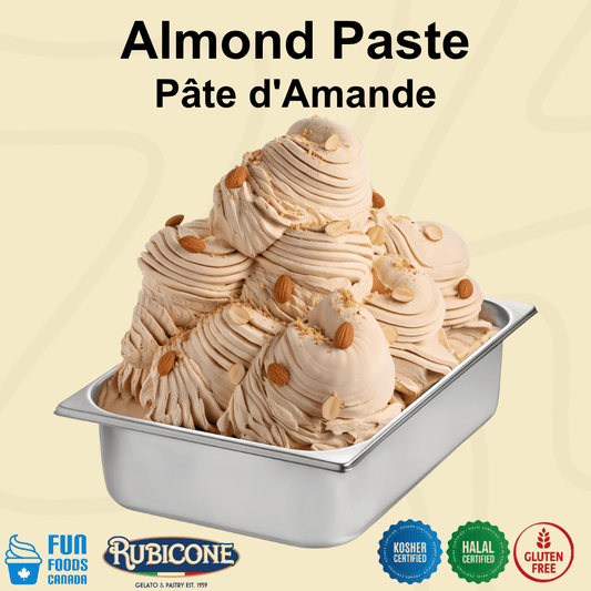 Almond Paste - Gelato Pastes - 3 KG Bucket - Rubicone Canada - Ships Free Within Canada on Orders Above CAD $199