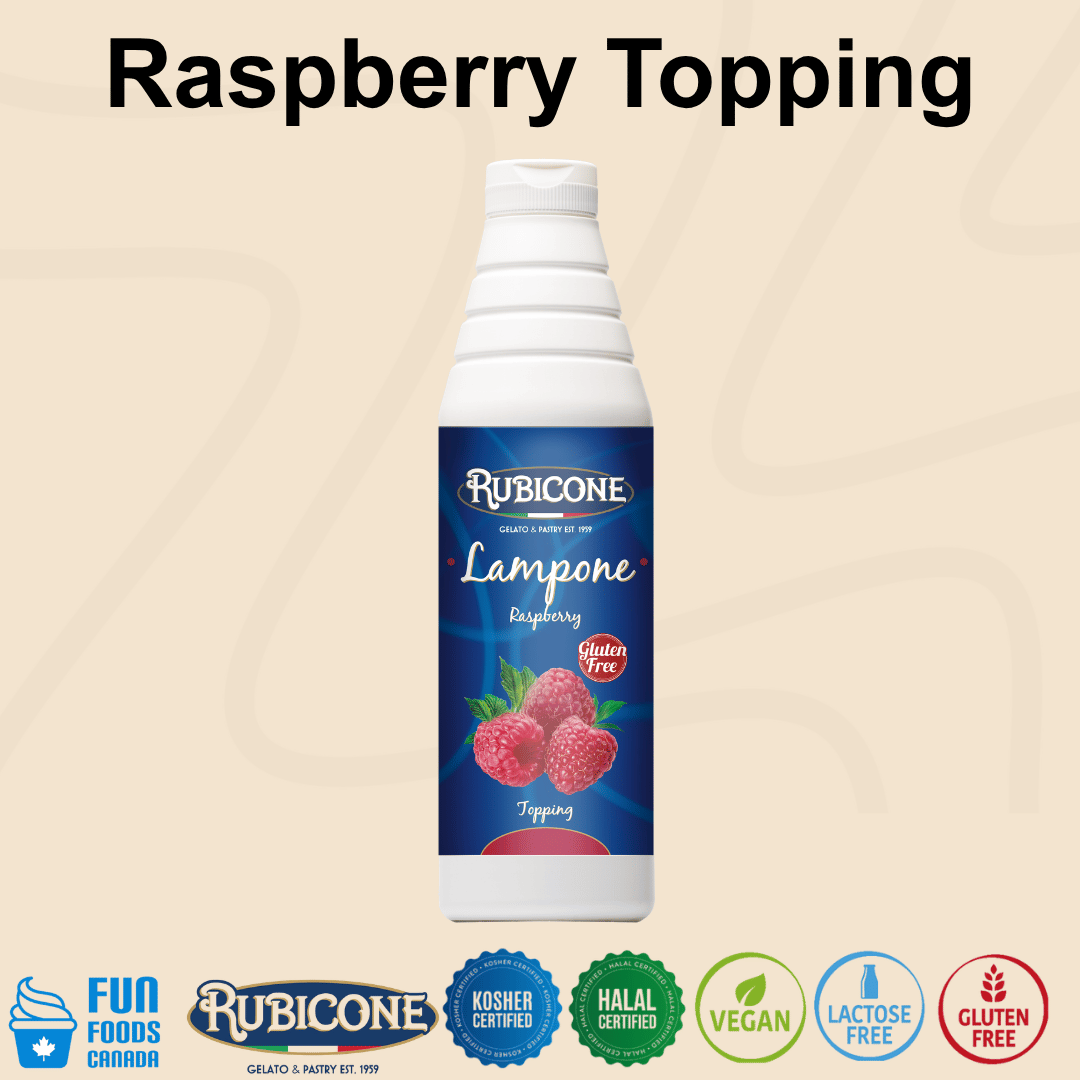 Nappage Framboise - Bouteille Souple 1 KG - Rubicone Canada - Livraison gratuite partout au Canada pour les commandes de plus de 199 CAD