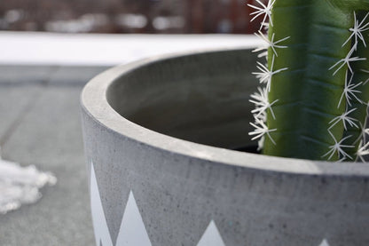 Jardinière en ciment Tantan (Plusieurs tailles)