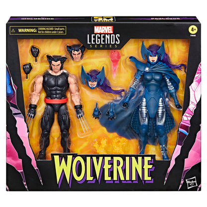 Marvel Legends Series Wolverine and Psylocke (Sub-Par Packaging)