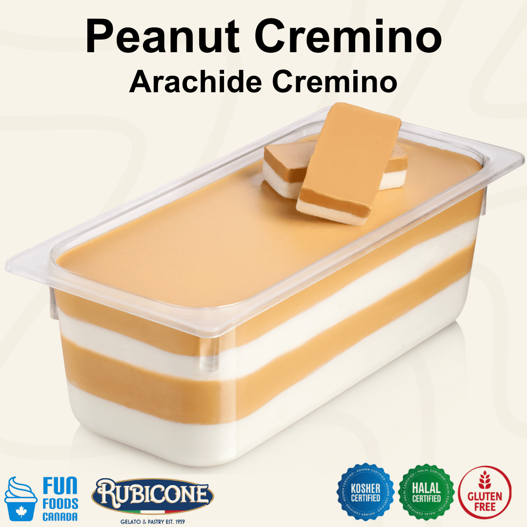 Peanut Spreadable Filling Cream - Cremino Peanut - 5 KG Bucket - Rubicone Canada - Ships Free Within Canada on Orders Above CAD $199