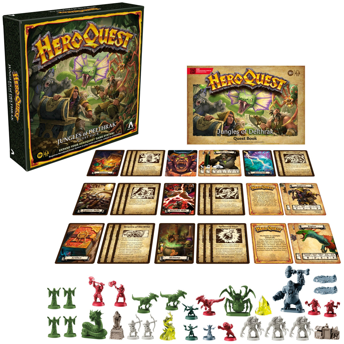 Avalon Hill HeroQuest Jungles of Delthrak Quest Pack