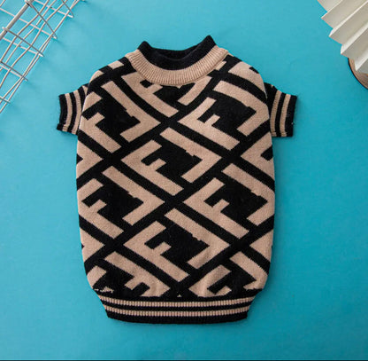Pull en maille Furendi Duo pour chien | Pull chaud pour chien au quotidien
