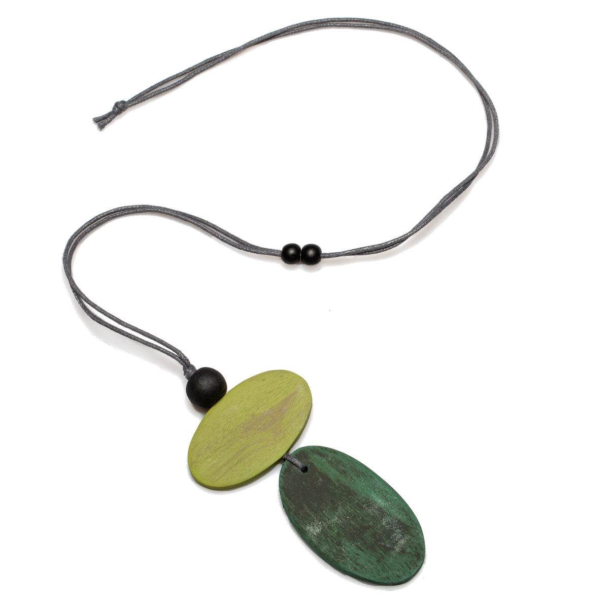 Pendentif double ovale