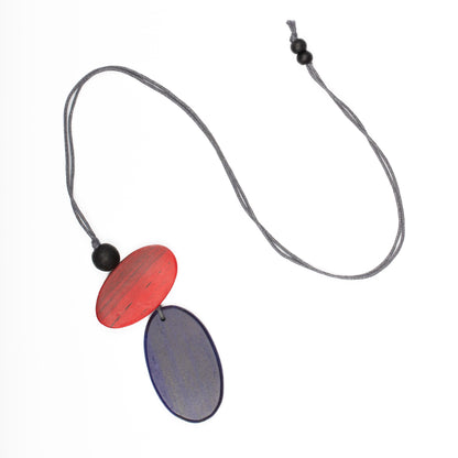 Pendentif double ovale