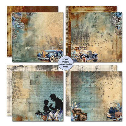 3Quarter Designs Papier Design & Die-Cuts 30x30 cm Father Figure