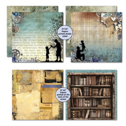 3Quarter Designs Papier Design & Die-Cuts 30x30 cm Father Figure