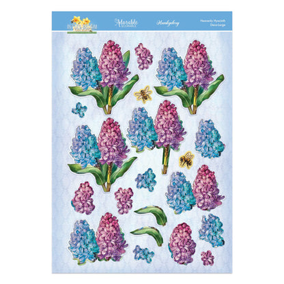 En Pleine Fleur – Set Déco-Large Plaisirs Floraux – Jacinthe Céleste