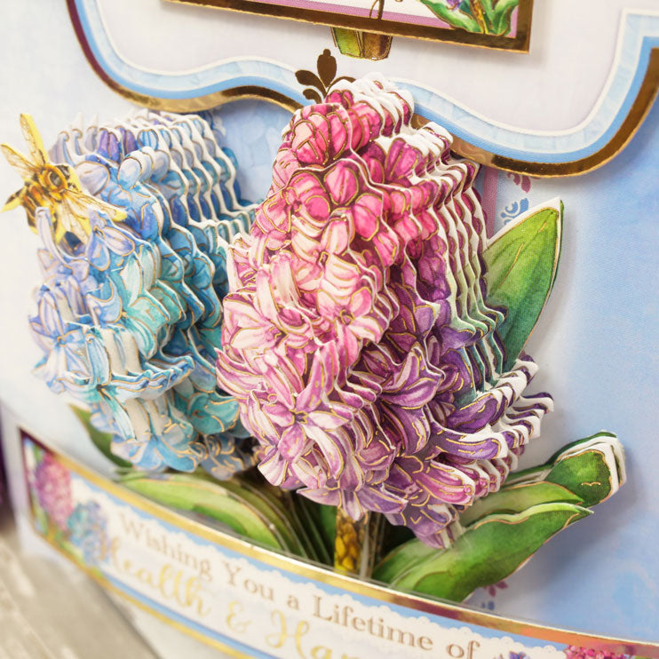 En Pleine Fleur – Set Déco-Large Plaisirs Floraux – Jacinthe Céleste
