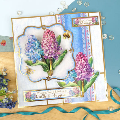 En Pleine Fleur – Set Déco-Large Plaisirs Floraux – Jacinthe Céleste