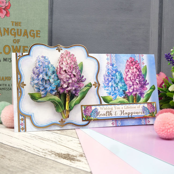 En Pleine Fleur – Set Déco-Large Plaisirs Floraux – Jacinthe Céleste