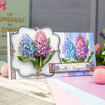 En Pleine Fleur – Set Déco-Large Plaisirs Floraux – Jacinthe Céleste
