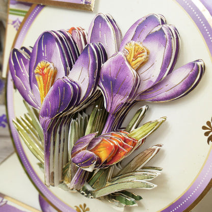 En pleine floraison - Set Deco-Large Douceurs Florales - Crocus Joyeux