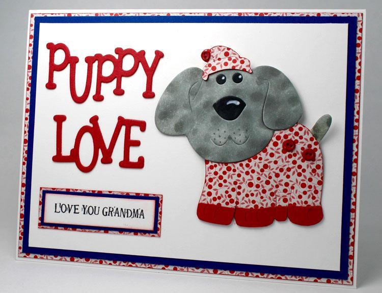 Matrice de découpe de précision Frantic Stamper - Rover Puppy Love