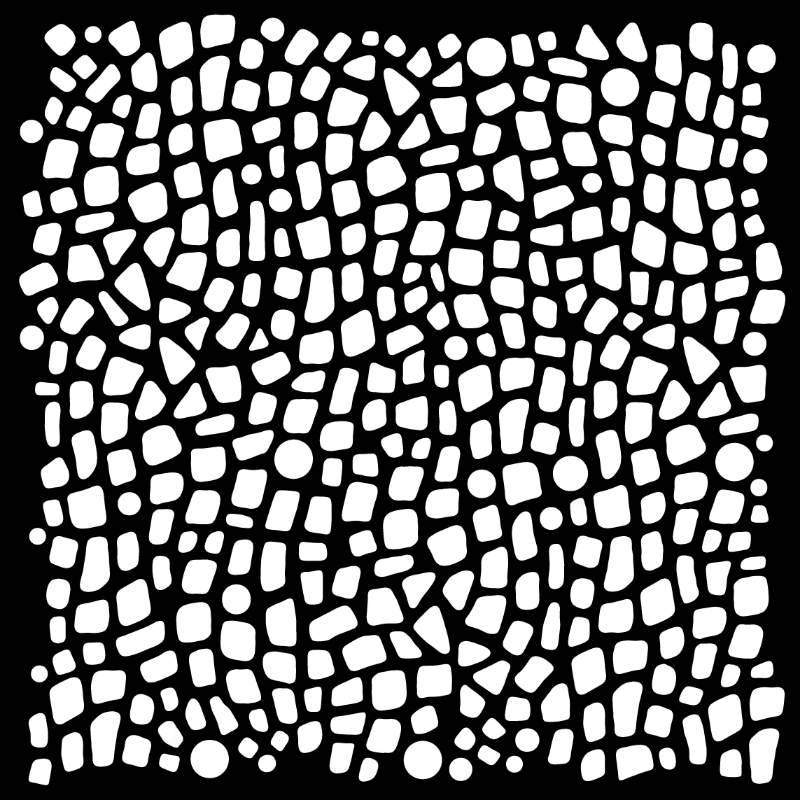 Pochoir Woodware Pebble Dash 15 x 15 cm