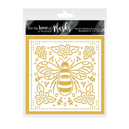 For the Love of Masks - Nature's Garden Centrepiece - Bumblebee
