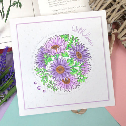 Pour l'amour des timbres - Un cercle de tournesols