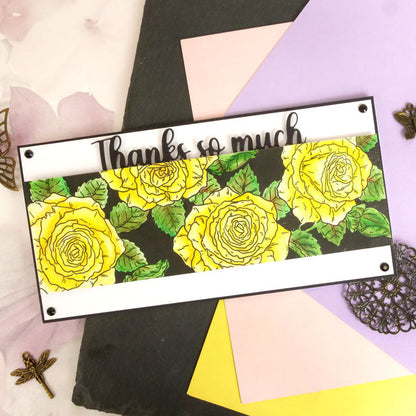 Pour l'amour des timbres - Roses radieuses