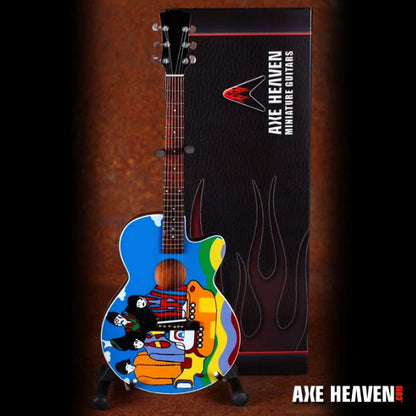 Réplique de guitare acoustique miniature de collection des Fab Four "Yellow Submarine"