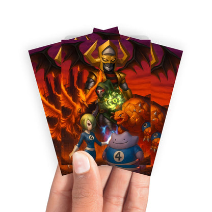 4 pochettes de cartes Pokémon Les Quatre Fantastiques