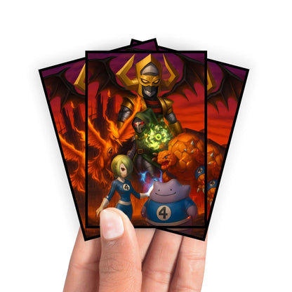 4 pochettes de cartes Pokémon Les Quatre Fantastiques