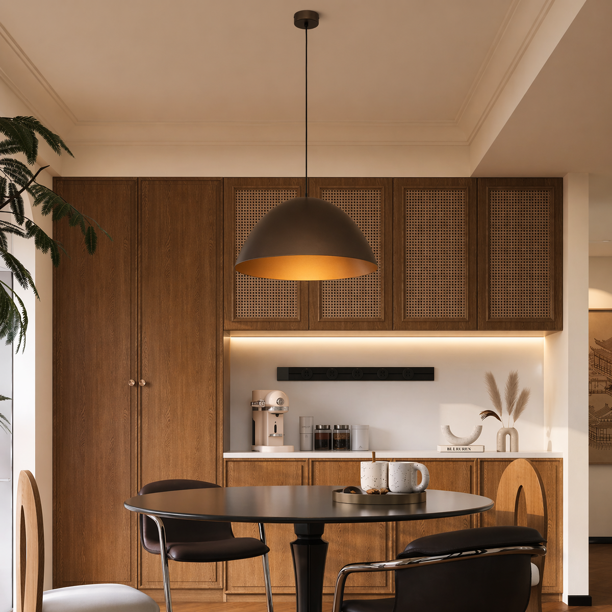 Suspension FARO style Mid-Century Modern L