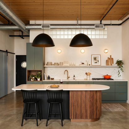 Suspension FARO style Mid-Century Modern L