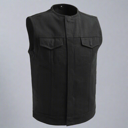 Gilet de moto en sergé First MFG Co. pour hommes
